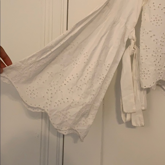 Zara white eyelet top - Picture 2 of 3